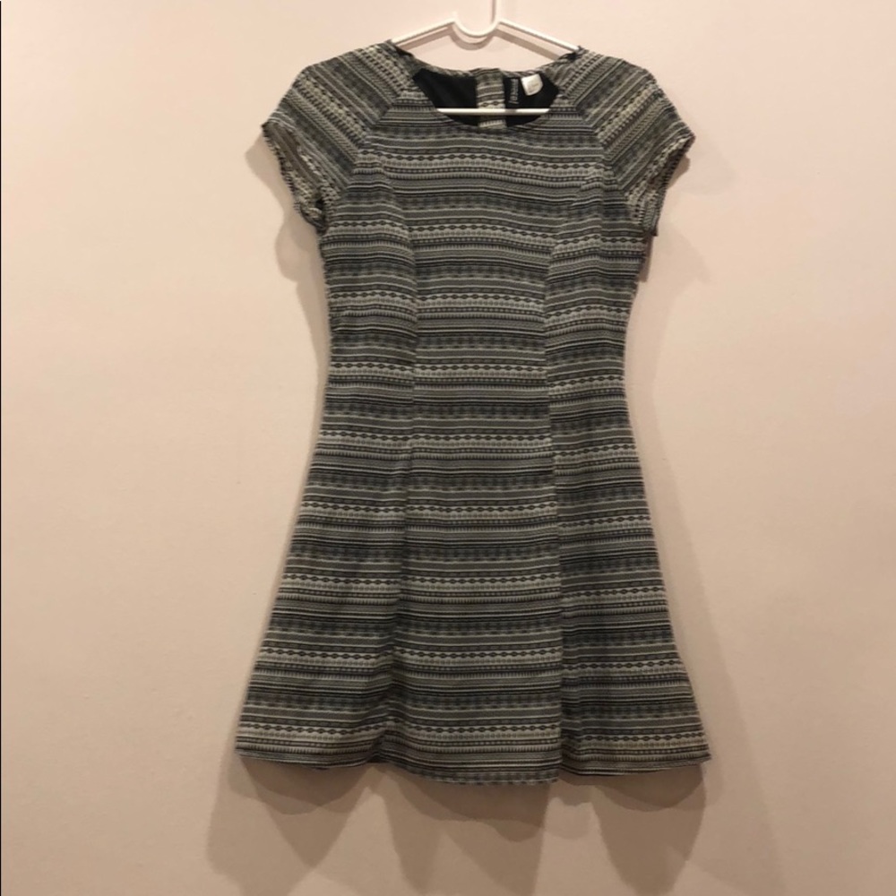 Fit & flare dress Aztec print